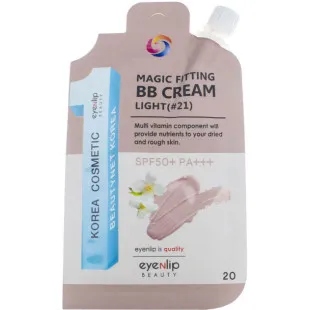 BB-крем освітлювальний для обличчя Eyenlip MAGIC FITTING BB CREAM LIGHT SPF 50+ PA ++++ 20ml