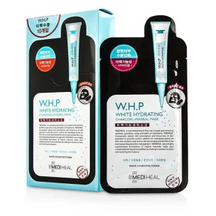 Профессиональная осветляющая увлажняющая маска Mediheal Whp White Hydrating Black Mask Ex.