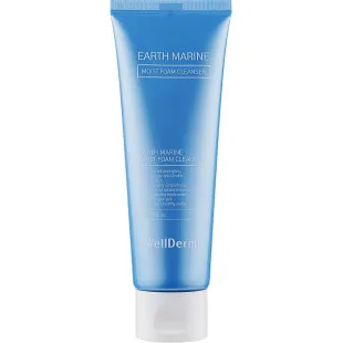 Пенка для умывания с морскими минералами WellDerma Earth Marine Moist Foam Cleanser 120ml