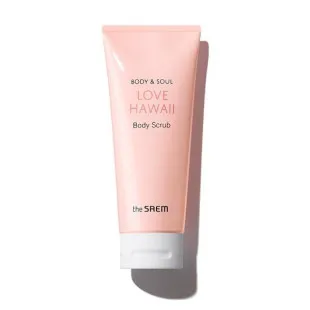 Скраб для тіла з екстрактом квітів гібіскусу The Saem Body & Soul Love Hawaii Body Scrub 200ml