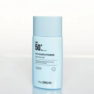 Сонцезахисний гель із екстрактом календули The Saem Eco Earth Power Aqua Sun Gel 60ml