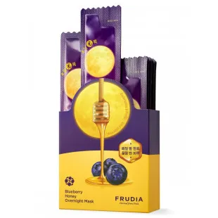Питательная ночная маска с экстрактами черники, смородины и меда Frudia Bluberry Honey Overnight