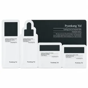 Заспокійливий набір у пробниках Pyunkang Yul Calming Line For Sensitive Skin (toner/1.5ml + ser/1.5ml + cr/1.5ml + balm/1.5ml )