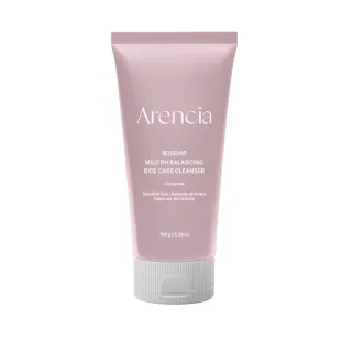 Мягкая пенка для умывания с шиповником Arencia Rosehip Mild pH Balancing Rice Cake Cleanser, 150 г 
