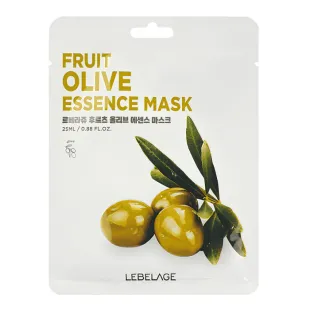 Тканевая маска для лица с оливковым маслом Lebelage Fruit Olive Essence Mask 25ml