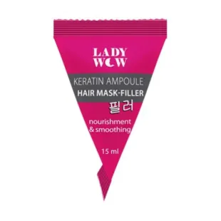 Кератиновая маска-филлер для волос Lady Wow Keratin Ampoule 15ml