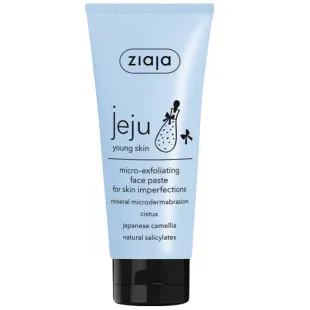 Микроотделяющая паста для лица JEJU Ziaja 75мл