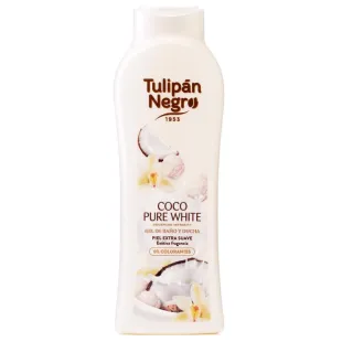 Гель для душа Tulipan Negro Нежный кокос, 650 мл