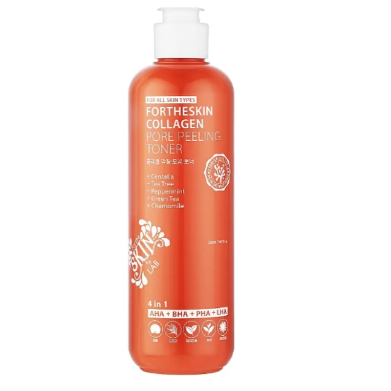 FORTHESKIN Collagen Pore Peeling Toner 280 мл