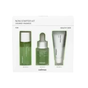 Набір мініатюр з ноні Celimax The Real Noni Starter Kit (toner/20ml + ampoule/10ml + f/cream/10ml)