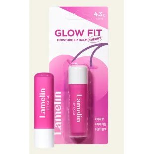 Бальзами для губ Вишня Lameline Glow Fit Moisture Lip Balm Cherry  4.3g