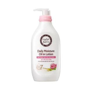 Лосьйон зволожуючий з маслом троянди Happy Bath Daily Moisture Oil in Lotion Rose 450ml