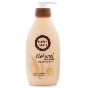 Гель для душа с экстрактом пшеницы Happy Bath Natural Real Mild Rice Body Wash 900ml