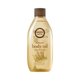 Масло для тіла поживне з олією макадамії Happy Bath Natural Body Oil Real Mild 250 ml
