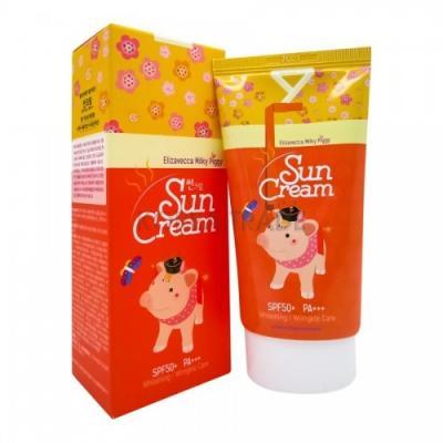 Солнцезащитный крем SPF 50+ Elizavecca Face Care Milky Piggy Sun Cream SPF 50+ 50ml 3 - Фото 3