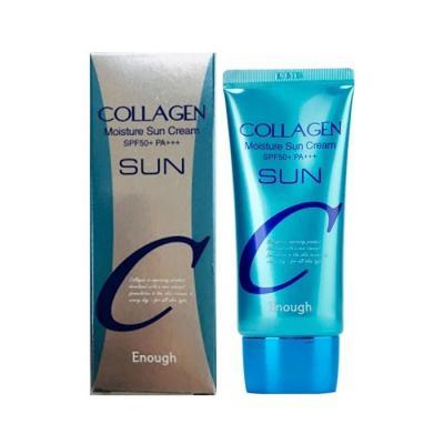 Коллагеновый солнцезащитный крем Enough Collagen Moisture Sun Cream SPF 50+ PA+++ 50ml 2 - Фото 2