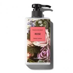 Лосьон для тела увлажняющий с экстрактом дамасской розы The SAEM Touch On Body Rose Body Lotion 300ml 