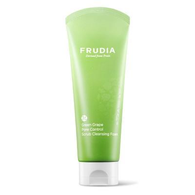 Себорегулирующая пенка-скраб для лица Frudia Green Grape Pore Control Scrub Cleansing Foam 145ml 0 - Фото 1