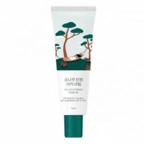 Крем для обличчя заспокійливий з екстрактом голок сосни Round Lab Pine Calming Cica Cream, 50ml