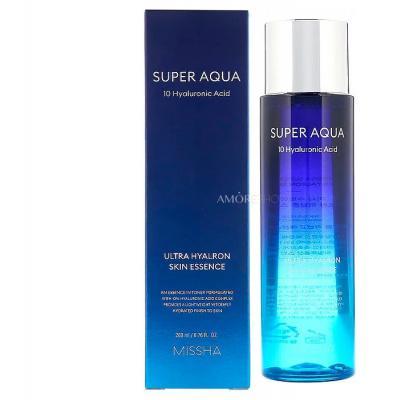 Эссенция увлажняющая с гиалуроновой кислотой Missha Super Aqua Ultra Hyalron Skin Essence 200 ml 0 - Фото 1