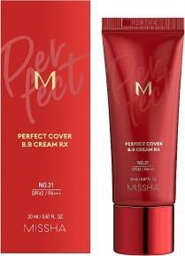 BB крем тональний Missha Perfect Cover BB Cream RX SPF42/PA+++ 20ml NO.25