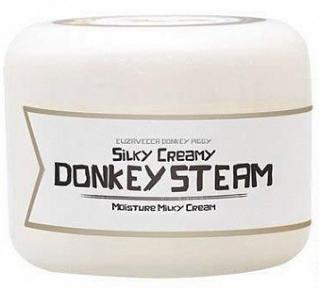 Крем увлажняющий воздушный на основе ослиного молока Elizavecca Silky Creamy Donkey Steam Moisture Milky Cream 100ml