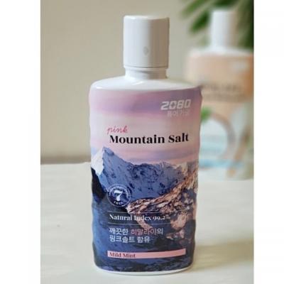 Ополаскиватель для полости рта с розовой гималайской солью 2080 Pink Salt Gargle (Mild)  750ml 0 - Фото 1