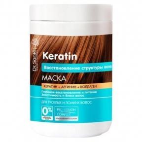 Маска для тусклых и ломких волос Dr. Sante Keratin Mask 1000ml