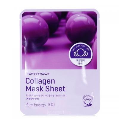 Омолаживающая коллагеновая тканевая маска для лица Tony Moly Pureness 100 Mask Sheet Collagen 0 - Фото 1