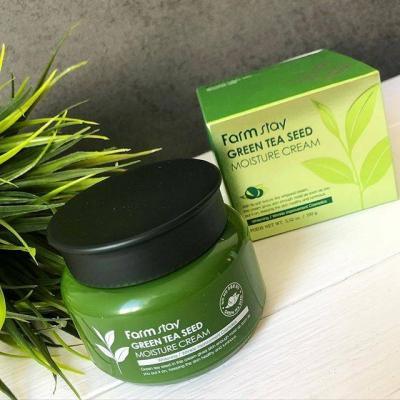Крем оздоравливающий для глубокого увлажнения кожи с экстрактом зелёного чая FarmStay Green Tea Seed Moisture Cream 100ml 1 - Фото 2