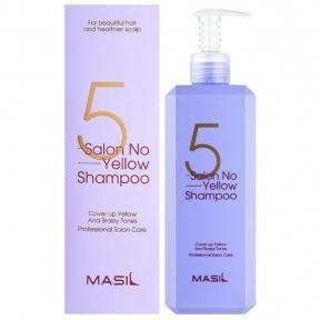 Шампунь против желтизны волос Masil 5 SALON NO YELLOW SHAMPOO 500ml