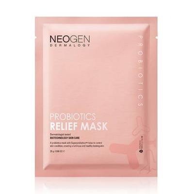 Успокаиваяющая тканевая маска с пробиотиками и ягодными экстрактами Neogen Probiotics Relief Mask 25g