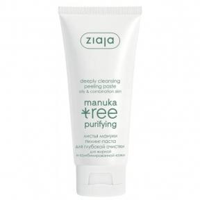 Пілінг-паста очищаюча для обличчя «Листя манука» Ziaja Manuka Tree Deeply Cleansing Peeling Paste, 75ml