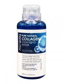 Очищающая вода с морским коллагеном Farmstay Pure Natural Collagen Cleansing Water 500ml