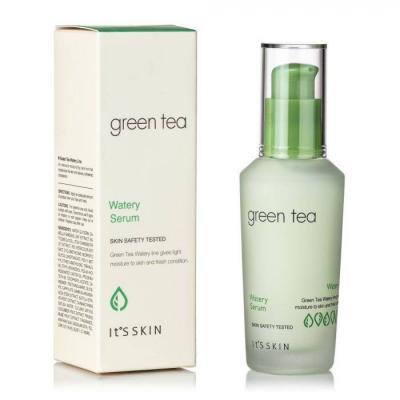 Сыворотка Увлажняющая Успокаивающая С Зеленым Чаем It's Skin Green Tea Watery Serum