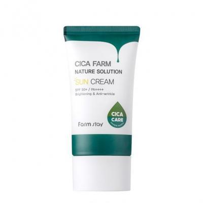 Крем солнцезащитный FarmStay Cica Farm Nature Solution Sun Cream SPF50 + 50ml 2 - Фото 2