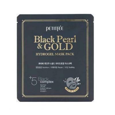 Гидрогелевая Маска С Экстрактом Черного Жемчуга И Коллоидного Золота PETITFEE Black Pearl & Gold Hydrogel Mask Pack 