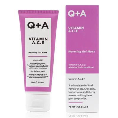 Маска мультивитаминная для лица Q+A Vitamin A.C.E. Warming Gel Mask 75ml 0 - Фото 1