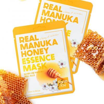 Маска тканевая для лица питательная с медом манука FarmStay Real Manuka Honey Essence Mask 23ml Honey Essence Mask, 23ml 4 - Фото 4