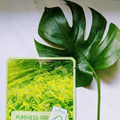 Маска С Экстрактом Зеленого Чая Увлажняющая Успокаивающая Tony Moly Pureness 100 Green Tea Mask Sheet 0 - Фото 1