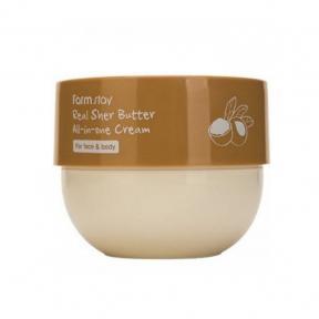 Крем для обличчя та тіла з олією ши Farmstay Real Shea Butter All-In-One Cream 300ml