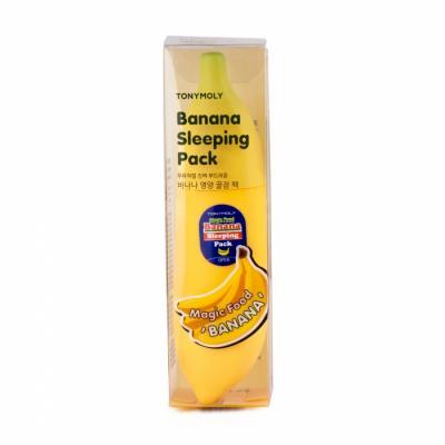 Маска для лица ночная интенсивно восстанавливающая банановая Tony Moly Magic Food Banana Sleeping Pack 85ml