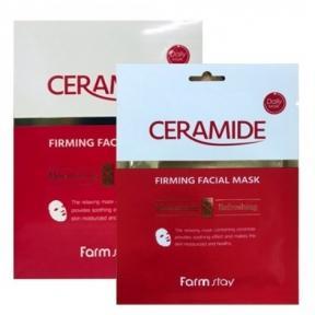 Маска тканевая укрепляющая для лица с керамидами FarmStay Ceramide Firming Facial Mask 27ml
