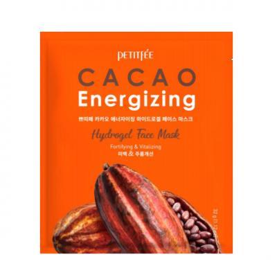 Маска гидрогелевая тонизирующая с экстрактом какао для лица PETITFEE Cacao Energizing Hydrogel Face Mask 32g 0 - Фото 1