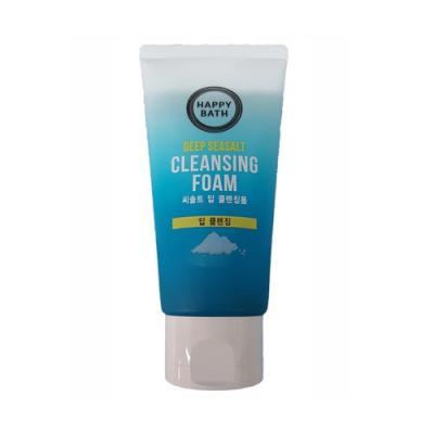 Пена для умывания с морской солью Happy Bath Deep Seasalt Cleansing Foam 150ml 2 - Фото 2