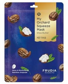 Маска восстанавливающая тканевая с маслом ши для увлажнения и питания кожи лица Frudia My Orchard Squeeze Mask Shea Butter 20ml