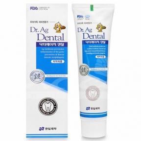 Зубна паста зі сріблом та м'ятою Hanil Dr. Ag Dental Toothpaste 180g