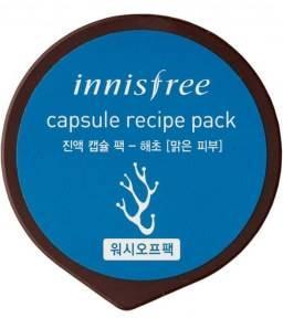 Маска-СПА Освежающая С Морскими Водорослями Innisfree Capsule Recipe Pack Seaweed