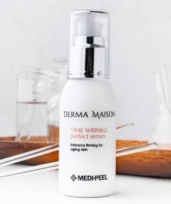 Омолаживающая сыворотка с коллагеном и гиалуроновой кислотой Medi-Peel Derma Maison Time Wrinkle Perfect Serum 50ml