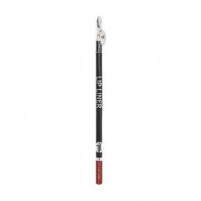 Олівець для губ дерев'яний з точилкою Jovial Luxe Lip Liner 110 Матовий Deep red Червоний